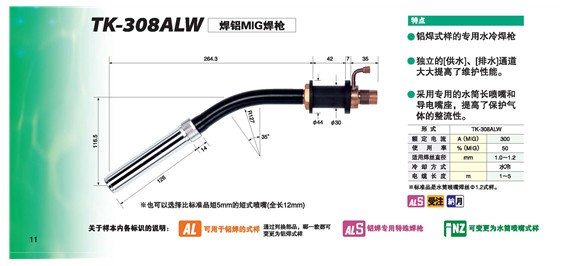 TK-308ALW产品说明
