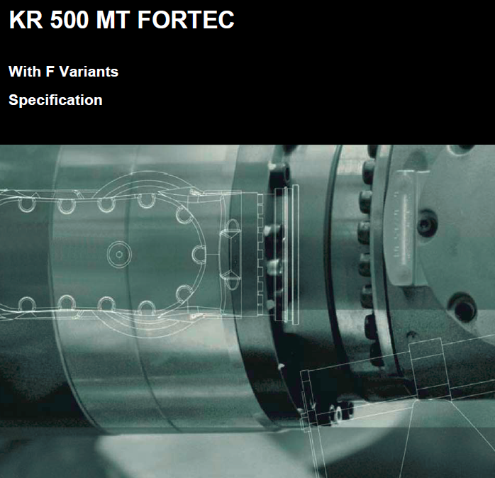 KUKA Spez_KR_500_MT_FORTEC_EN 使用手册