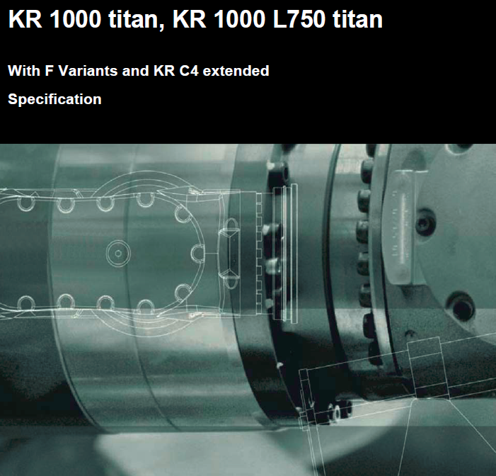 KUKA Spez_KR_1000_titan_KR_C4_EN 使用手册