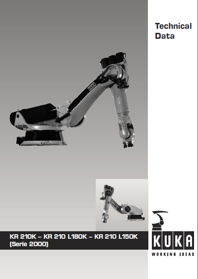 KUKA KR 210K、210 L180K、210 L150K（Serie 2000）