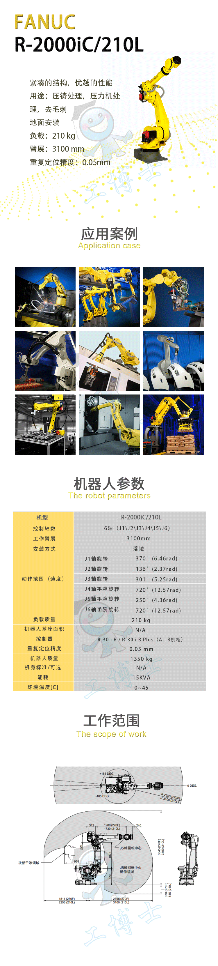 发那科 R-2000iC_210L_2D数模图