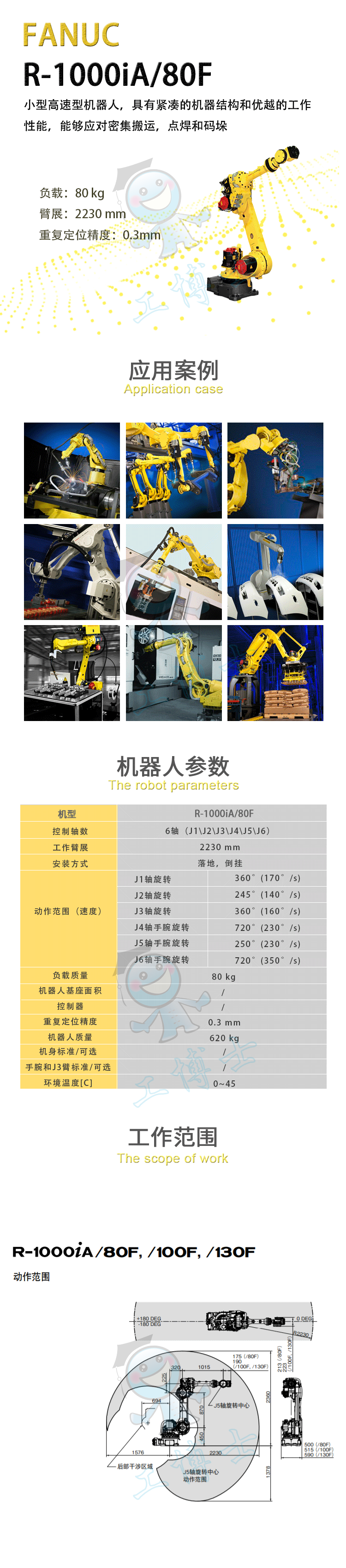发那科 R-1000iA_80F 3D数模图