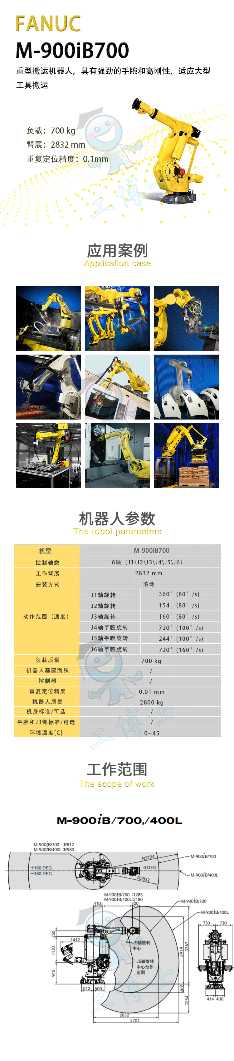 发那科 M-900iB-700 3D数模图