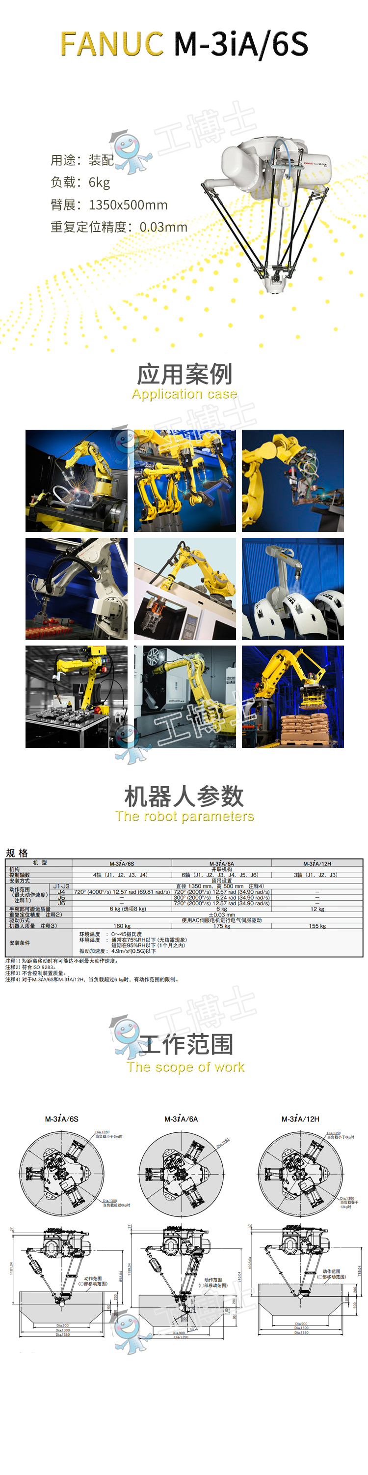 发那科 M-3iA6S 3D数模图