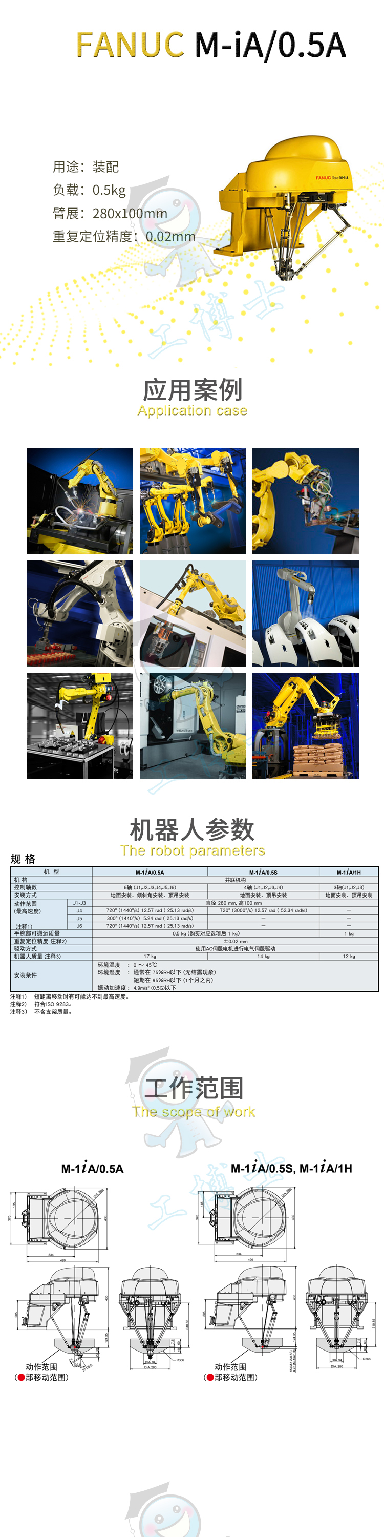 发那科 M-1iA-05A 2D数模图