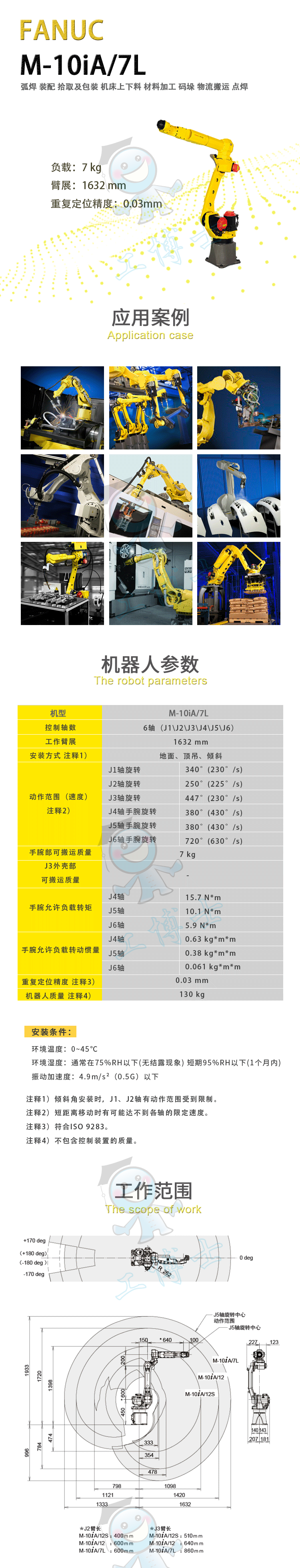 发那科 M-10iA-7L 2D数模图