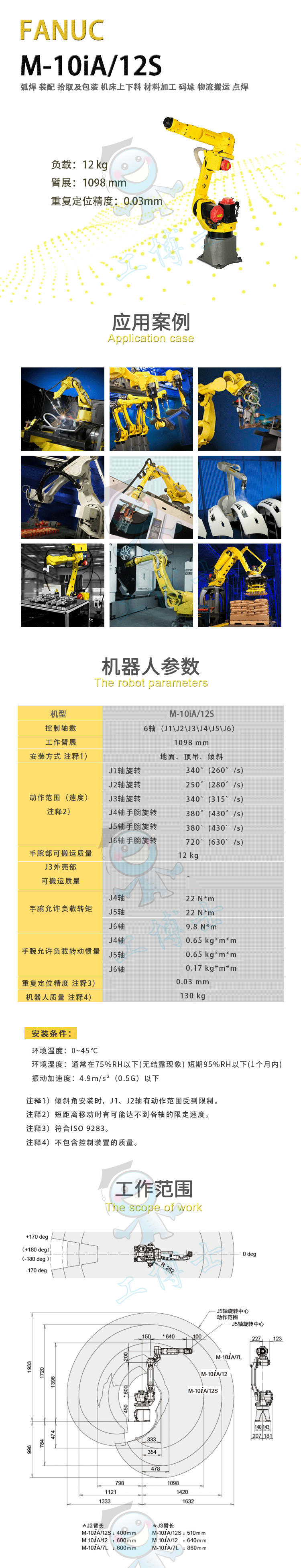 发那科 M-10iA-12S 2D数模图